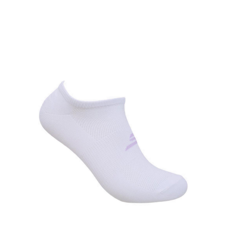 Skechers 3Pk Womens Microfiber Non Terry No Show Socks - Pink / Black
