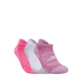 Skechers 3Pk Womens 1/2 Terry Low Cut Socks - Purple / Pink