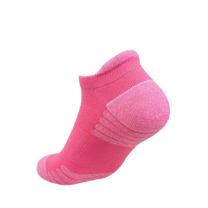 Skechers 3Pk Womens 1/2 Terry Low Cut Socks - Purple / Pink