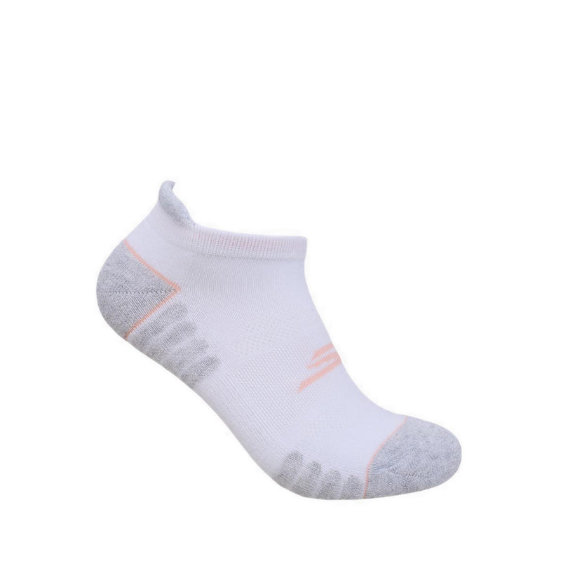Skechers 3Pk Womens 1/2 Terry Low Cut Socks - Purple / Pink