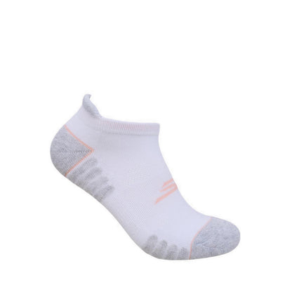 Skechers 3Pk Womens 1/2 Terry Low Cut Socks - Purple / Pink