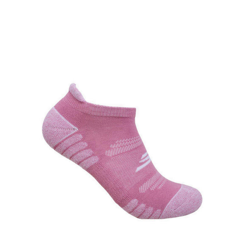 Skechers 3Pk Womens 1/2 Terry Low Cut Socks - Purple / Pink