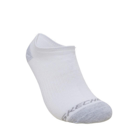 Skechers 3Pk Women Full Terry No Show - White / Multi