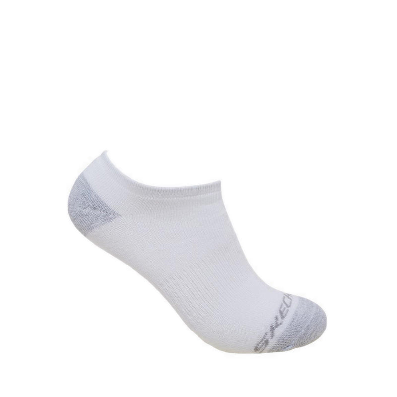 Skechers 3Pk Women Full Terry No Show - White / Multi
