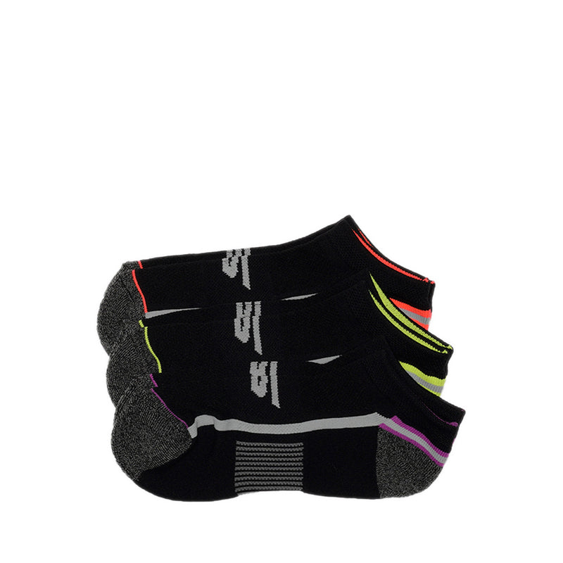 Skechers 3Pk Womens Extended Terry Low Cut Socks - Black