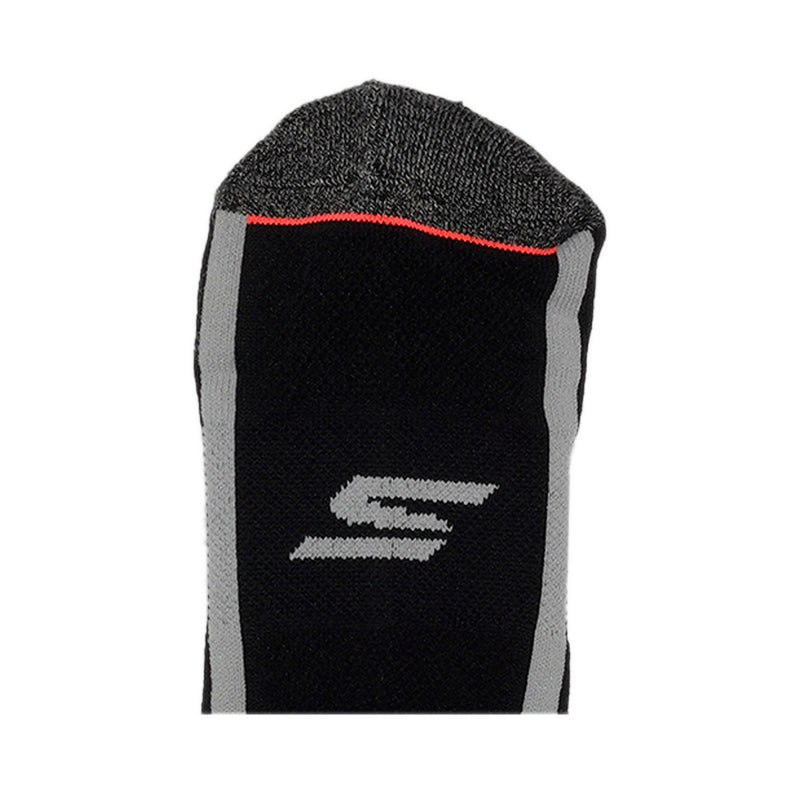 Skechers 3Pk Womens Extended Terry Low Cut Socks - Black