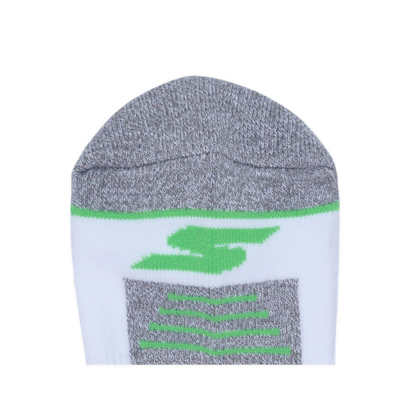 SKECHERS 3PK TOE/HEEL TERRY LOW CUT SOCKS WOMEN - WHITE PINK