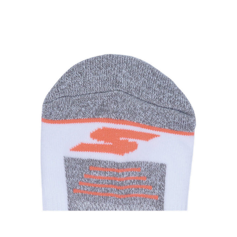 SKECHERS 3PK TOE/HEEL TERRY LOW CUT SOCKS WOMEN - WHITE PINK