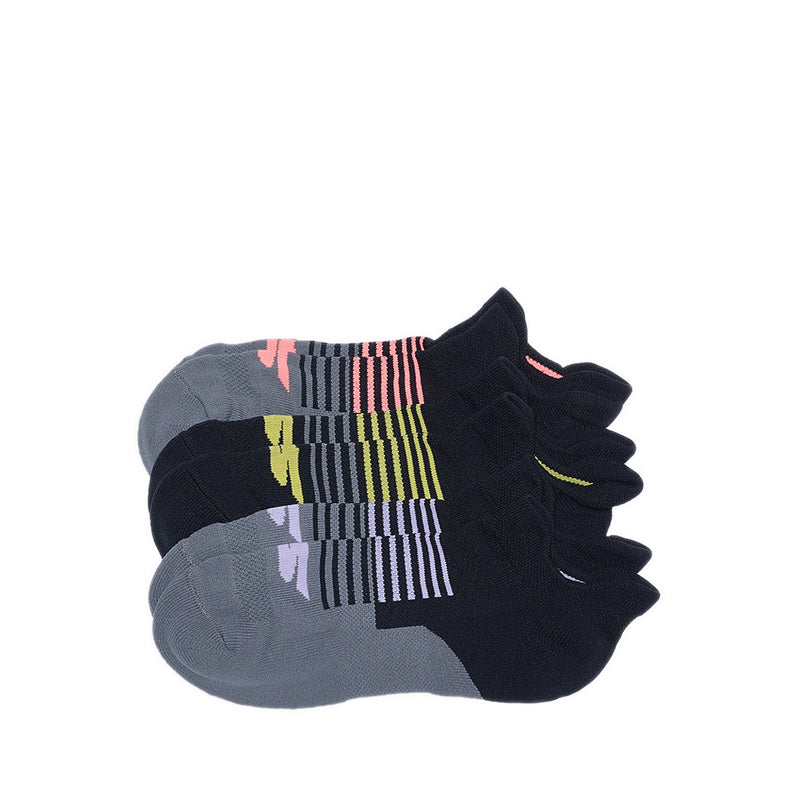 SKECHERS 3PK 1/2 TERRY LOW CUT SOCKS WOMEN - BLACK