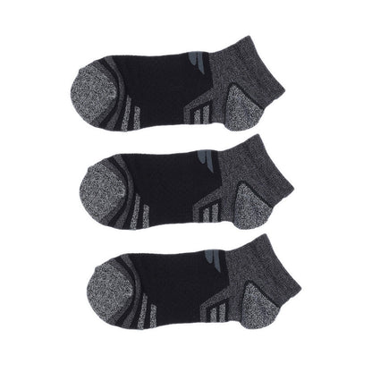 SKECHERS 3PK SELECT TERRY LOW CUT WOMEN - BLACK