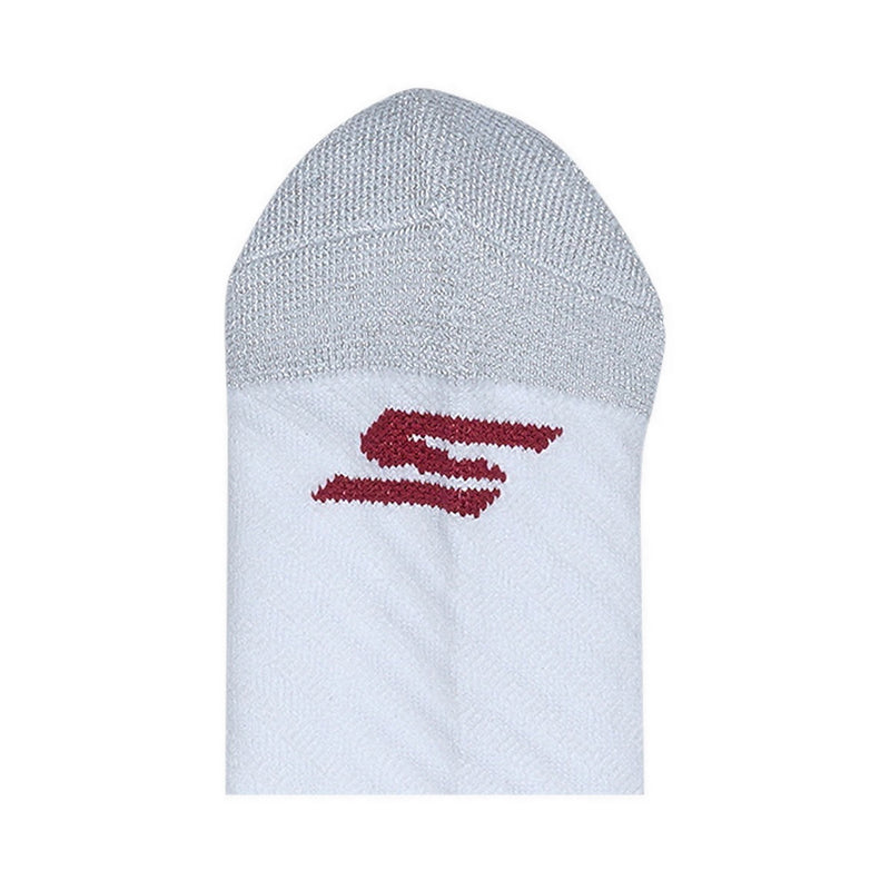Skechers 3Pk 1/2 Terry Low Cut Women - White