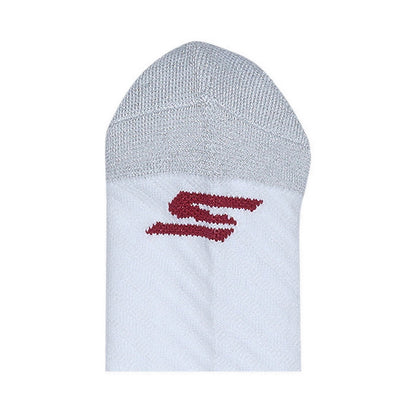 Skechers 3Pk 1/2 Terry Low Cut Women - White
