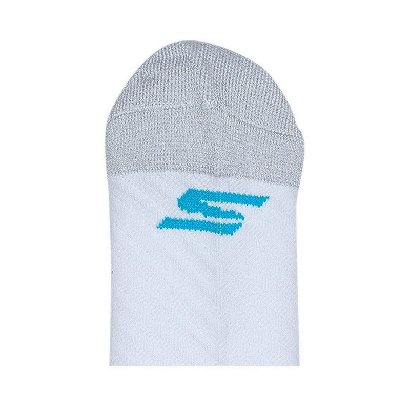 Skechers 3Pk 1/2 Terry Low Cut Women - White