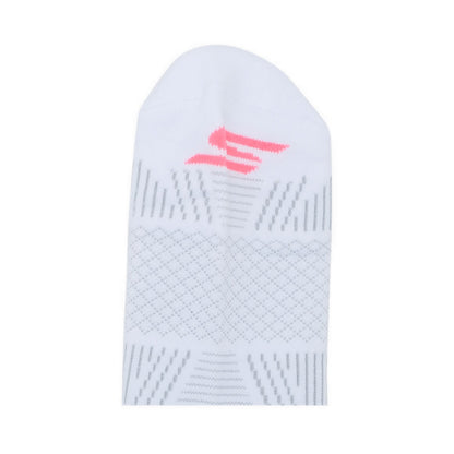 Skechers 3Pk Toe / Heel Terry Low Cut Women - White Blue
