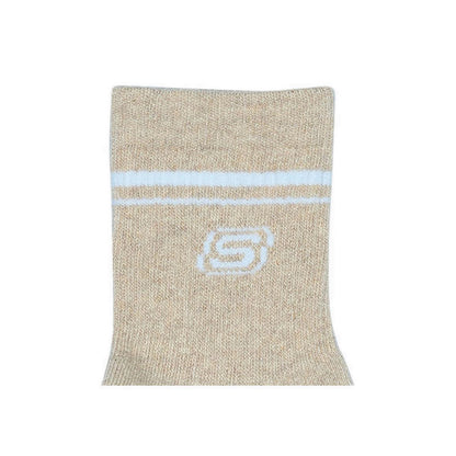 Skechers 3Pk Womens Full Terry Low Crew - Sand
