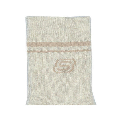 Skechers 3Pk Womens Full Terry Low Crew - Sand