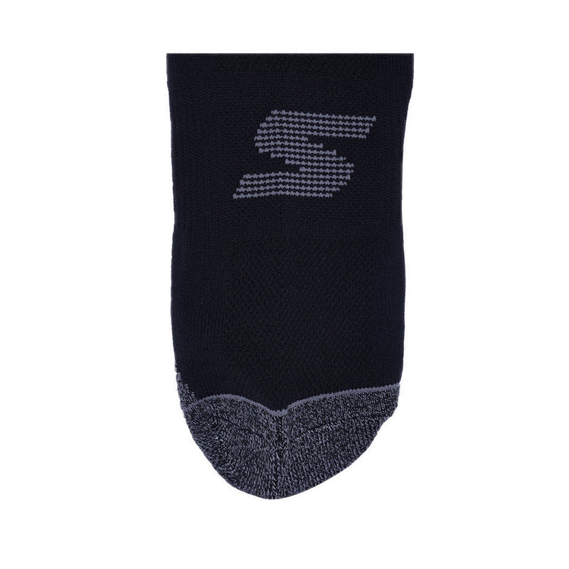 Skechers 3Pk Mens 1/2 Terry Low Cut Socks - Black