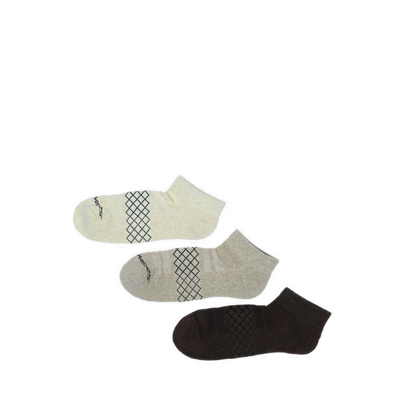 Skechers 3Pk Men 1/2 Terry Qtr Crew - Taupe