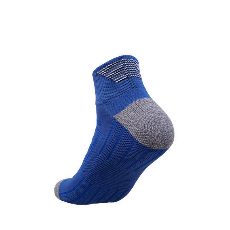 Skechers 3PK 1/2 Terry Qtr Crew Men Socks - Blue Combo