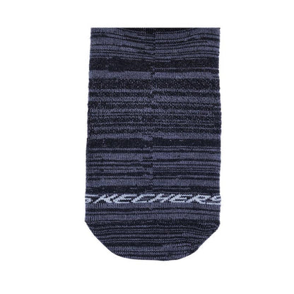 Skechers Men 3 Pack Non Terry No Show Socks W117 Men's Socks - WHITE GREY