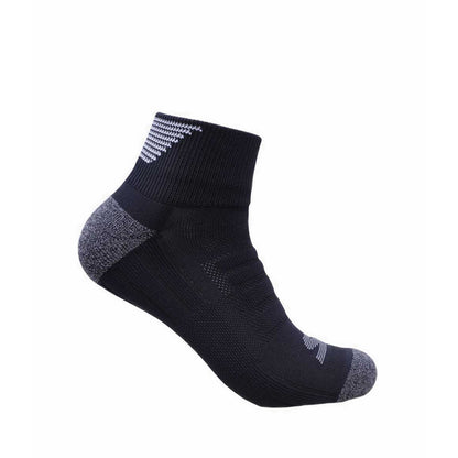 Skechers 3pk Mens 1/2 Terry Qtr Crew Men - Black Combo