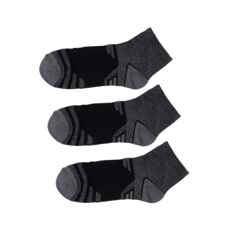 Skechers 3pk Select Terry Quarter Crew Men - Black