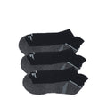 SKECHERS 3PK 1/2 TERRY LOW CUT MEN - BLACK