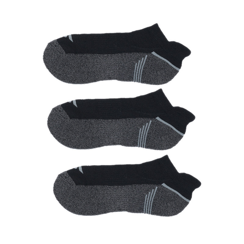 SKECHERS 3PK 1/2 TERRY LOW CUT MEN - BLACK