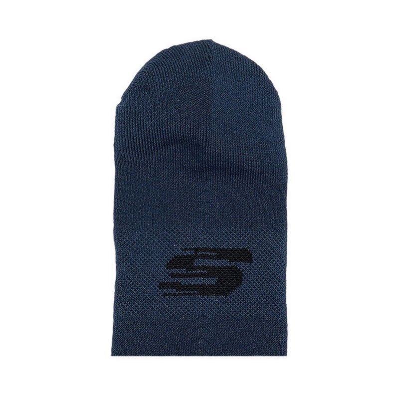 Skechers 3Pk 1/2 Terry Qtr Crew Men - White Blue
