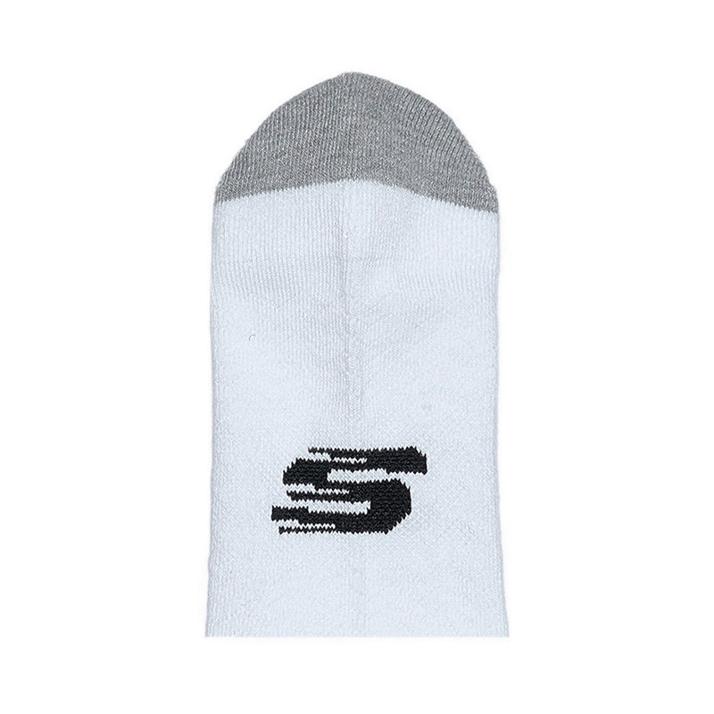 Skechers 3Pk 1/2 Terry Qtr Crew Men - White