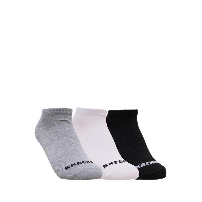 SKECHERS KIDS 3PK LOW CUT SOCKS - MULTICOLOR