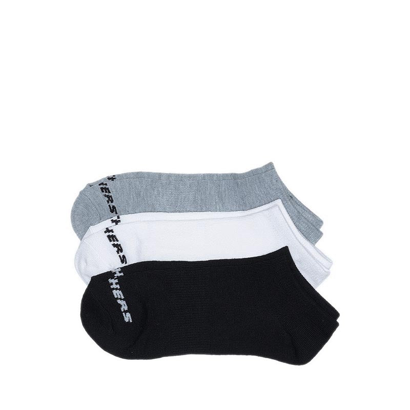 SKECHERS MEN 3PK LOW CUT SOCKS - MIXED COLOR