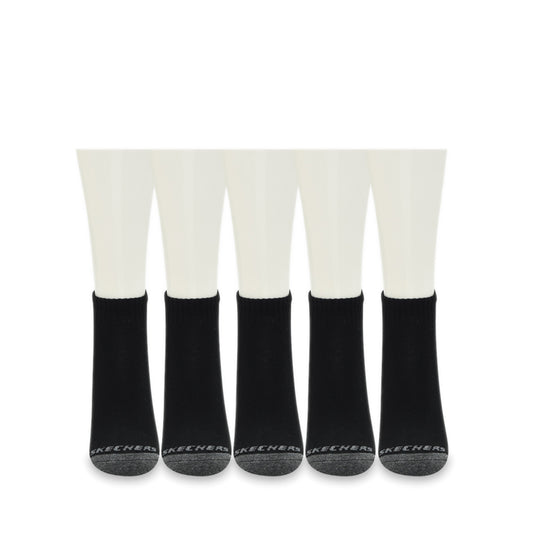 Skechers 6PK Quarter Unisex Socks - Black