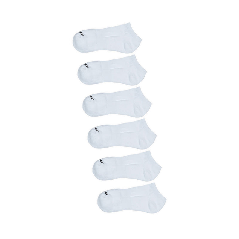 SKECHERS SP 6PK LOW CUT SOCK UNISEX - WHITE