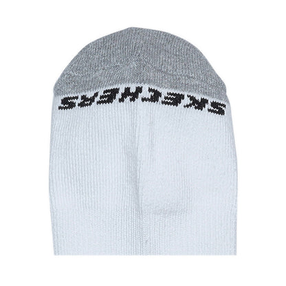 SKECHERS SP 6PK QUARTER SOCK UNISEX - WHITE