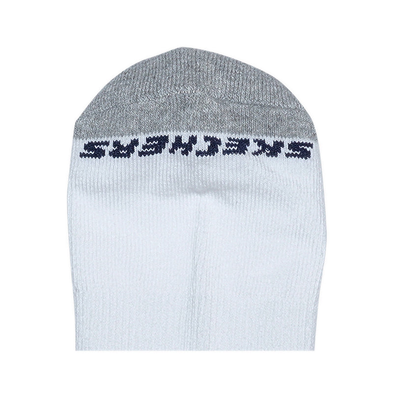 SKECHERS SP 6PK QUARTER SOCK UNISEX - WHITE