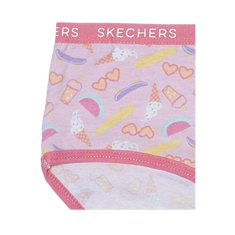 SKECHERS SWEET HEART 4 PACK GIRLS - PURPLE