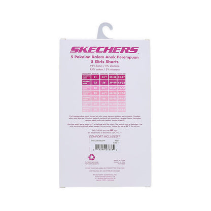 Skechers Ske Friendship Girls 5 Pck Pink - Multi Color