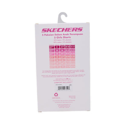Skechers Ske Friendship Girls 5 Pck - Multicolor Pink