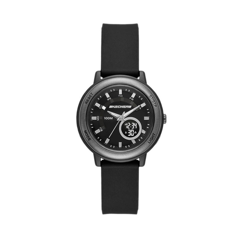 Skechers Salerno Women's Ana-Digi Watch - Black