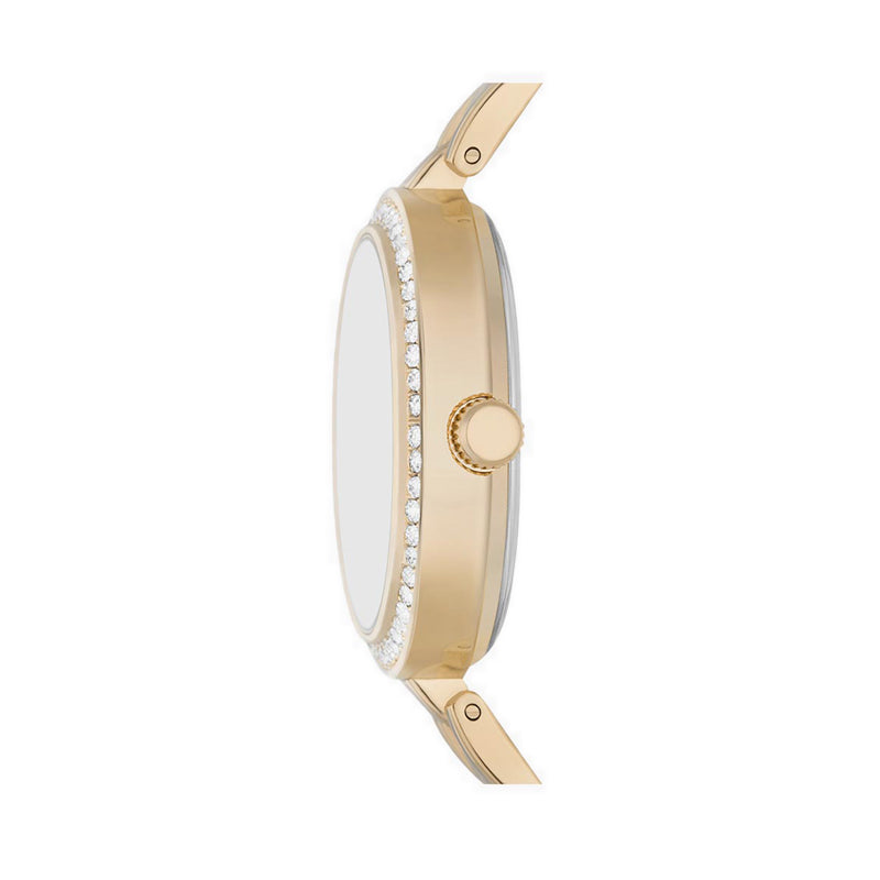 Skechers Gold Glitz Tbar Women's Set Watch - Gold