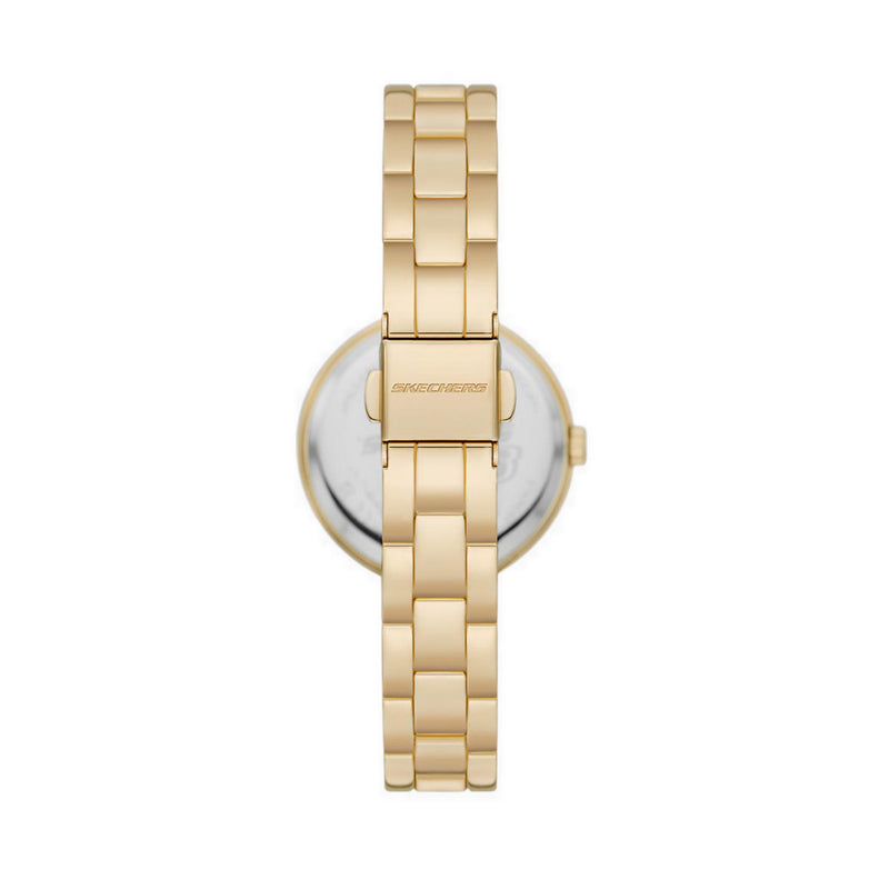 Skechers Gold Glitz Tbar Women's Set Watch - Gold