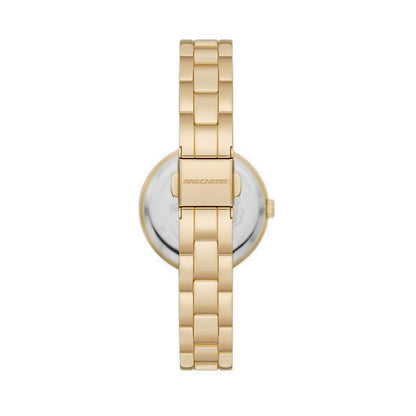 Skechers Gold Glitz Tbar Women's Set Watch - Gold