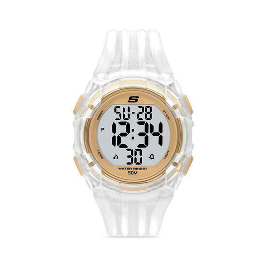 Skechers El Porto Digital Watch Men - Clear