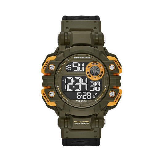 Skechers Allenford Men's Digital Watch - Olive