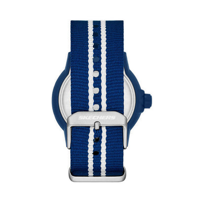 Skechers Maclay Men's Watch - Blue White