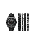 Skechers Silicon Acc Men's Set Watch - Black