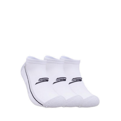 Skechers Golf 3Pk Extended Terry Low Cut Sock Men's - White