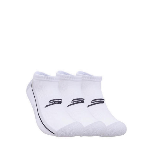 Skechers Golf 3Pk Extended Terry Low Cut Sock Men's - White